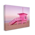 thumbnail image 3 of Stupell Industries Pink Beach Shack Photography Purple Sky Coast Photograph Gallery Wrapped Canvas Print Wall Art, Design by Jeff Poe Photography, 3 of 7