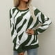 thumbnail image 2 of Gibobby Sudaderas para Mujer Sudadera de Cuello Redondo Sudadera de algodón para Mujer Sudadera Ligera Sudadera para Mujer(Verde,CH), 2 of 3