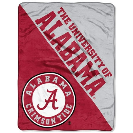 - NCAA Alabama Crimson Tide “Halftone” 46”x 60” Micro Raschel Throw