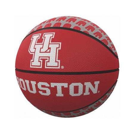 Logo Chair 148-91MR-1A NCAA Houston Cougars Repeating Logo Rubber Basketball - Mini Size