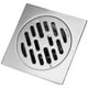thumbnail image 2 of Desagüe de Piso, Desagüe de Piso Cuadrado de Acero Inoxidable Grueso Desagües de Ducha Cuadrados Funcionalidad de Alta precisión, 2 of 5