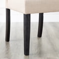 thumbnail image 5 of Roundhill Furniture Leviton Urban Style Dining Set: 30'' Height Table and 4 Chairs, Tan, 5 of 8