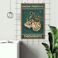 thumbnail image 2 of LOLUIS Inspirational Vintage Mental Health Awareness Wall Art, Counseling Therapy Positive Office Decor, Grow Positive Thoughts Poster DS1, 2 of 5