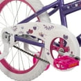 thumbnail image 4 of Huffy Sea Star 18-inch Girls’ Bike with Training Wheels, Purple, 4 of 13