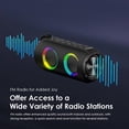 thumbnail image 4 of Oraimo OBS-53D Rover RGB Lights BT 5.3 Portable IPX5 Wireless Speaker, 4 of 5