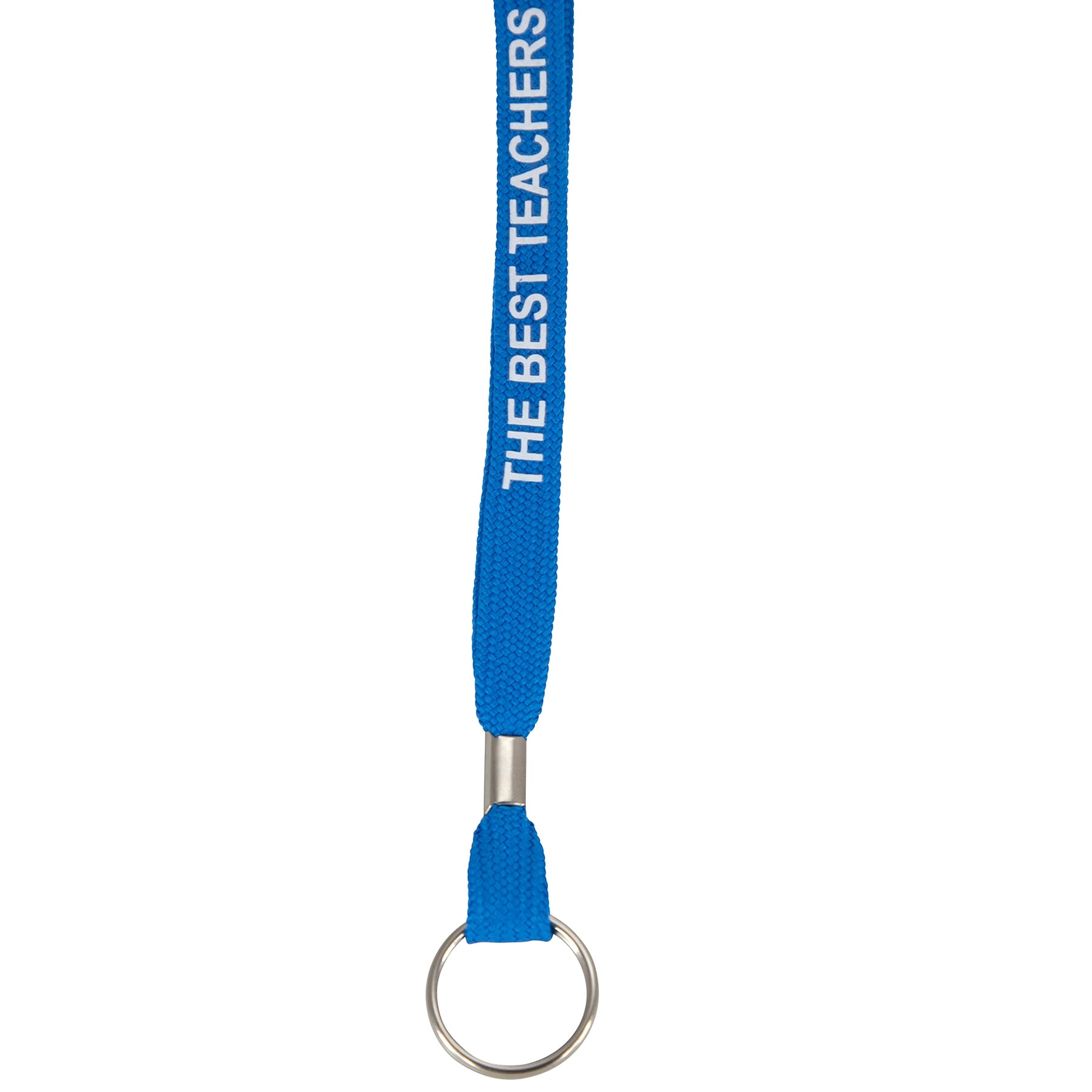 SICURIX Teacher Lanyard, Flat Style, Ring, Pack of 12