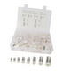 thumbnail image 2 of Conector a tope de cobre de alambre de 300 piezas, casquillos de ajuste a tope de cobre para alambre, terminal de extremo de cable con Pin de carcasa, 2 of 8