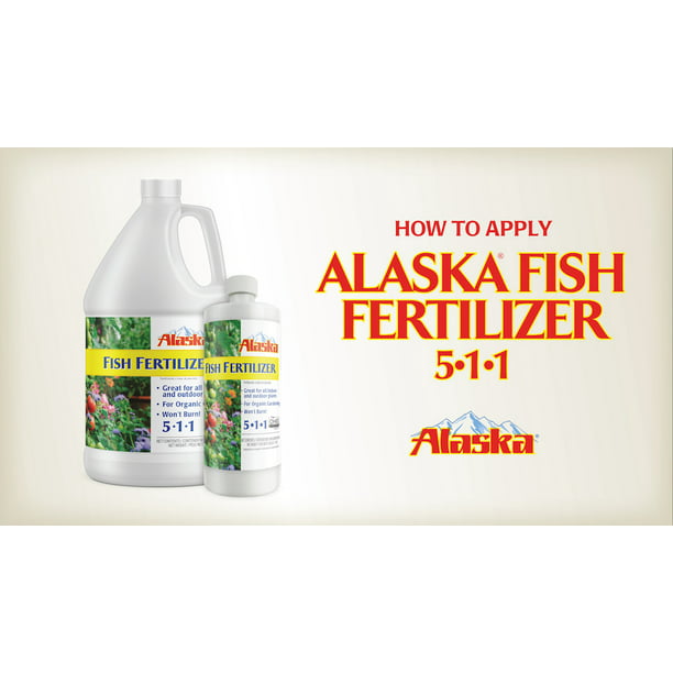 Alaska Fish Emulsion Fertilizer and Plant Food, 1 Gallon - Walmart.com - Walmart.com