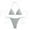 #118-Green, variant on Warop Women's Printed Bikini Set, Tie-Back with Built-in Bra, No Underwire 2-Piece Swimsuit for Beach