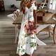 thumbnail image 1 of Puntoco Vestidos Mujer Verano Mujer Verano Encaje Tirante V-Cuello Moda Estampado Suelto Vestido Tirante V-Cuello Vestido, 1 of 1