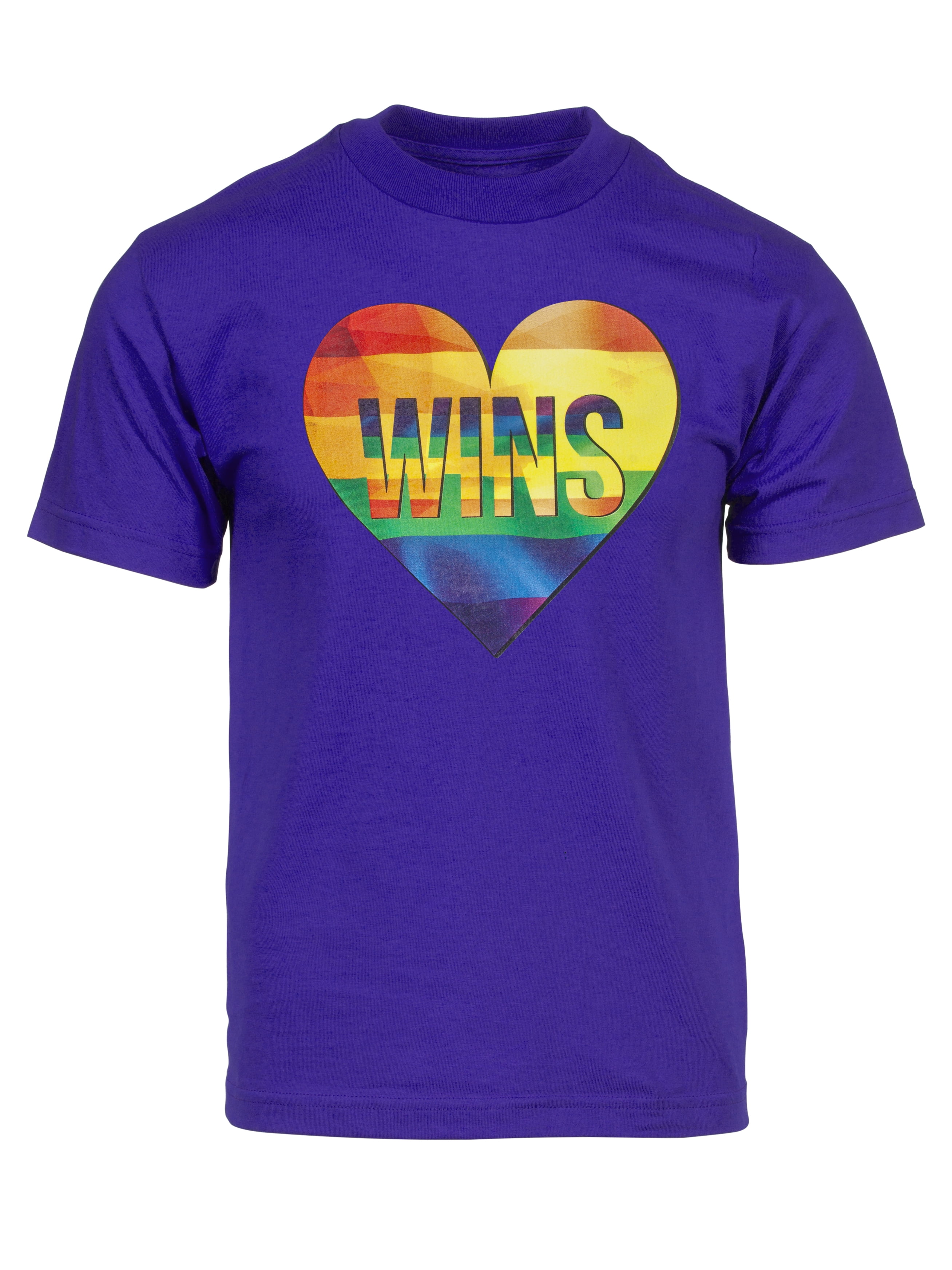 Mens Pride Love Wins Rainbow Heart 