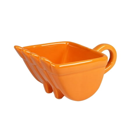 

Haifle Creative Ceramic Mug With Handle Solid Color Porcelain Breakfast Cup Cereal Dessert Milk Coffee For Birthday Gift-Yellow