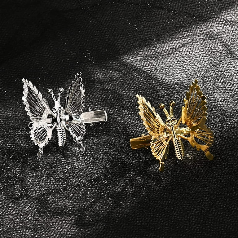 Gold Butterfly Bobby Pins Butterfly Hair Pins Butterfly Hair 