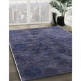 thumbnail image 3 of Ahgly Company Machine Washable Indoor Rectangle Industrial Modern Blue Whale Blue Area Rugs, 2' x 5', 3 of 7