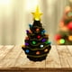 thumbnail image 5 of Árbol de Navidad de cerámica 18,8 Cm Pequeño árbol de Navidad Mini árboles colocados Escritorio Decoración para hogar Iluminación Decoración navideña, perfecl Árbol de Navidad de cerámica, 5 of 6