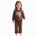 thumbnail image 3 of HFHAPW Toddler Kids Girls Clothes Outfits Long Sleeve Pullover Sweatshirt Tops + Pants Set 2Pcs Fall Winter,6-12 M, 3 of 7