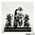 thumbnail image 3 of Craftnamesign Custom Daughter Father Motocross Metal Wall Art LED Light, Dirt Bike Wall Sign, 3 of 4