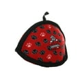 thumbnail image 6 of TUFFY® Ultimate Odd Ball Red Paw, 2-Pack, Durable Plush Dog Toys, 6 of 8