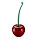 thumbnail image 1 of Creativo encantador Cherry Shape Lavatory Brush Toilet Brush Holder Set Red oso de fresa vestir, 1 of 2