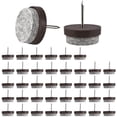 thumbnail image 1 of Deslizadores para sillas con clavos, Deslizadores para tornillos de fieltro, 40 piezas Deslizadores para muebles con clavos, Deslizadores para sillas con clavos, Almohadillas deslizantes redondas, 1 of 5