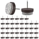 thumbnail image 1 of Deslizadores para sillas con clavos, Deslizadores para tornillos de fieltro, 40 piezas Deslizadores para muebles con clavos, Deslizadores para sillas con clavos, Almohadillas deslizantes redondas, 1 of 5