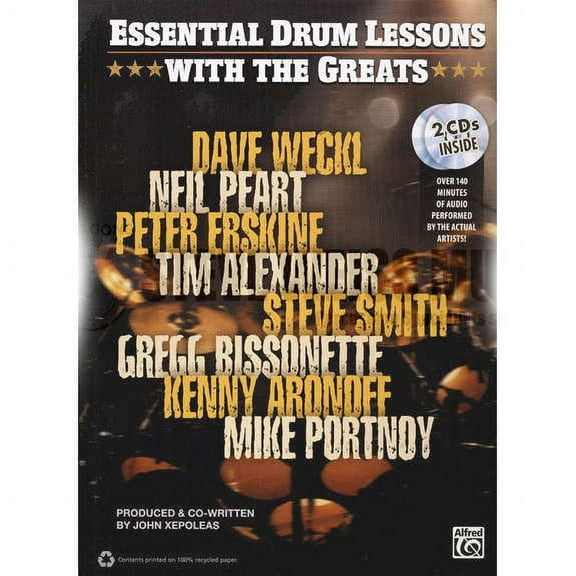 Essential Drum Lessons with the Greats - by John Xepoleas - 00-35141