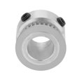 thumbnail image 5 of 30 Teeth 12mm Bore 7mm Belt Timing Idler Pulley Synchronous Wheel Silver Tone, 5 of 7
