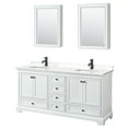 thumbnail image 5 of Wyndham Collection WCS202072DWHWQUNSMED Deborah 72" Free Standing Double Basin Vanity Set, 5 of 6