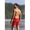 thumbnail image 2 of Ekouaer Men' Sqaure Leg Swim Brief Swimsuit Surfing Trunks Swimming Briefs Bathing Suit Quick Dry Swim Trunks, 2 of 6
