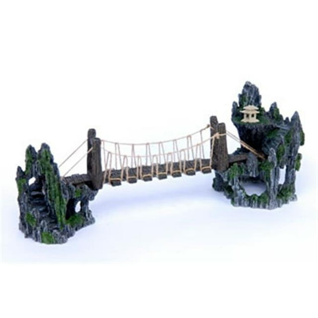Penn Plax RRB13 Ornement d'Aquarium de Pont de Troll