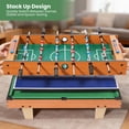 thumbnail image 3 of GVDV 4 in1 Combo Game Table, 32 inch Multi Game Table with Foosball Table, Hockey,Ping-Pong,Pool Billiards for Kids Adults, 3 of 9
