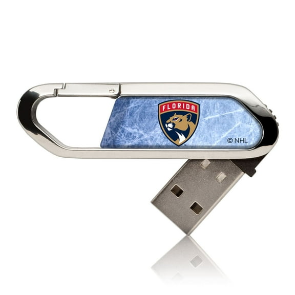 Florida Panthers Ice Flood Clip 64GB USB Flash Drive