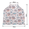 thumbnail image 2 of PKQWTM Cloud Characters Rain Water Drops Lightning Nursing Cover Baby Breastfeeding Infant Feeding Cover Baby Car Seat Cover, 2 of 2