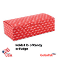 thumbnail image 4 of 50 Boxes - Fillable (empty) 1 lb. Little Hearts Valentine's Candy & Fudge Boxes - 7" x 3-3/8" x 2" Made in USA - Food Safe, 4 of 5