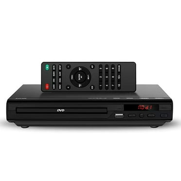 GUQDZOF DVD Player, Model DVD Player for TV, 1080P Region Free DVD-Players for Smart TV, Mini DVD Player with USB, CD & MP3, AV Cable, RCA Cable & Remoted Control, GUQDZOF DVD