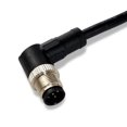 thumbnail image 1 of ZOUSSIQI M12 Connector A Code Male Single Ended Right Angle Molded Cable (4 Pin 1M/3.3ft Cable) CA919-48911, 1 of 2