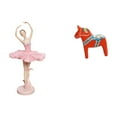 thumbnail image 1 of Escultura De Niña Bailarina De Resina Y Figura De Caballo Dala Sueco, Adorno Coleccionable De Animales Para Oficina, Sala De Estudio, Estantería, Armario De Entrada, Decoración Del Hogar., 1 of 8
