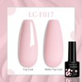 thumbnail image 1 of LILYCUTE 7ML Gel Ámbar Esmalte De Uñas Translúcido Color Opaco Desnudo Rosa Lechoso Blanco Semi Permanente Arte Francés Barniz Gao Jiahui  unisex, 1 of 2