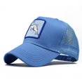 thumbnail image 1 of Sombreros de béisbol con animales bordados para hombre y mujer, gorras de béisbol estilo Snapback Hip Hop con bordado tipo animal en malla transpirable, unisex qym unisex, 1 of 2