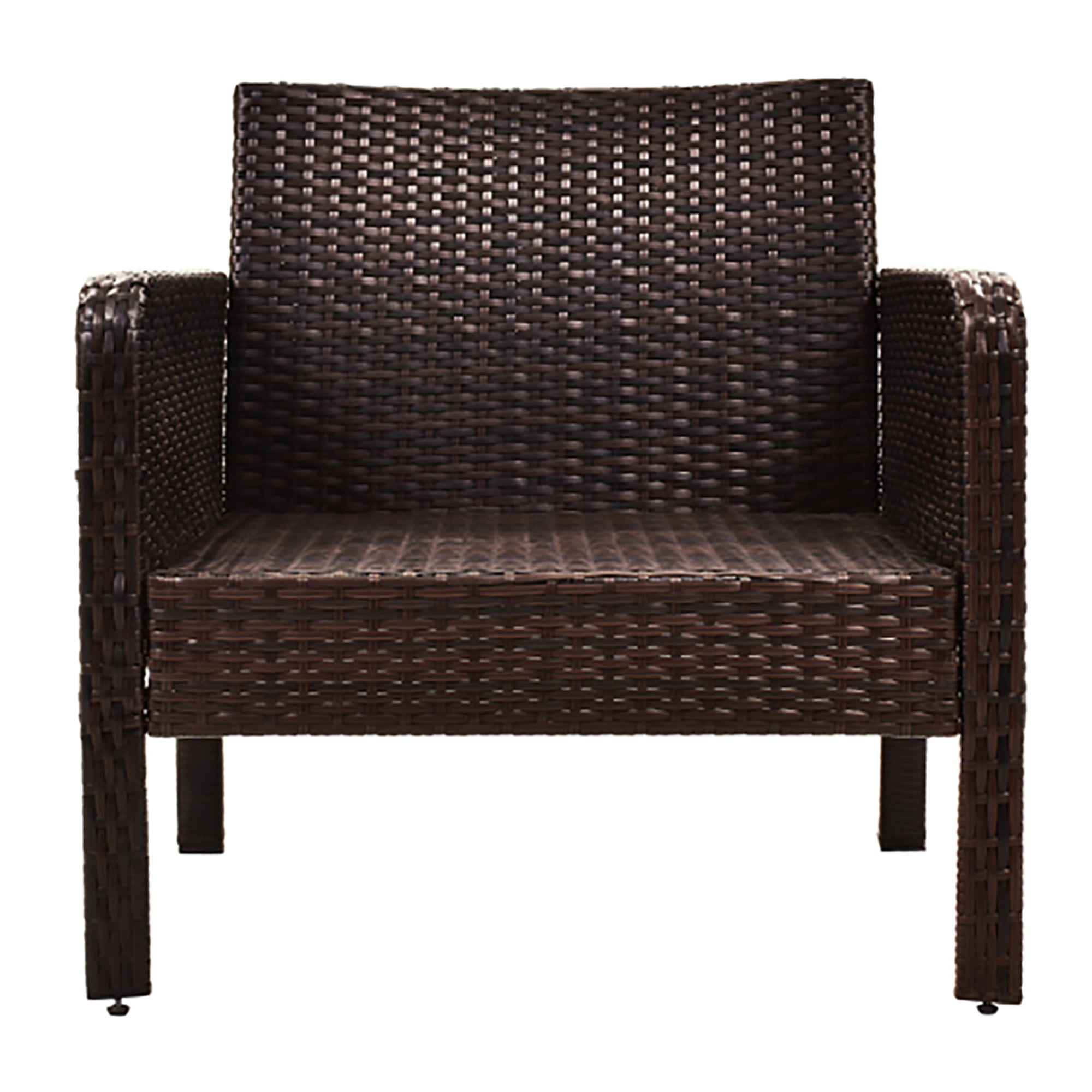 Kadyn 6 Piece All Weather Wicker PE Rattan Patio Outdoor Dining Conversation Set Sofa Set with Coffee Table, Sofa, Ottoman, Removable Cushions for Garden, Backyard, Porch, Poolside Kadyn 6 Piece All Weather Wicker PE Rattan Patio Outdoor Dining Conversation Set Sofa Set with Coffee Table, Sofa, Ottoman, Removable Cushions for Garden, Backyard, Porch, Poolside