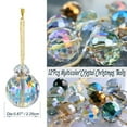 thumbnail image 3 of MODANU 12 Pcs Christmas Ball Ornaments 0.86" Crystal Glass Balls Mini Colorful Prism Balls Crystal Christmas Tree Ornaments Decorative Hanging Ornaments(Crystal AB), 3 of 8