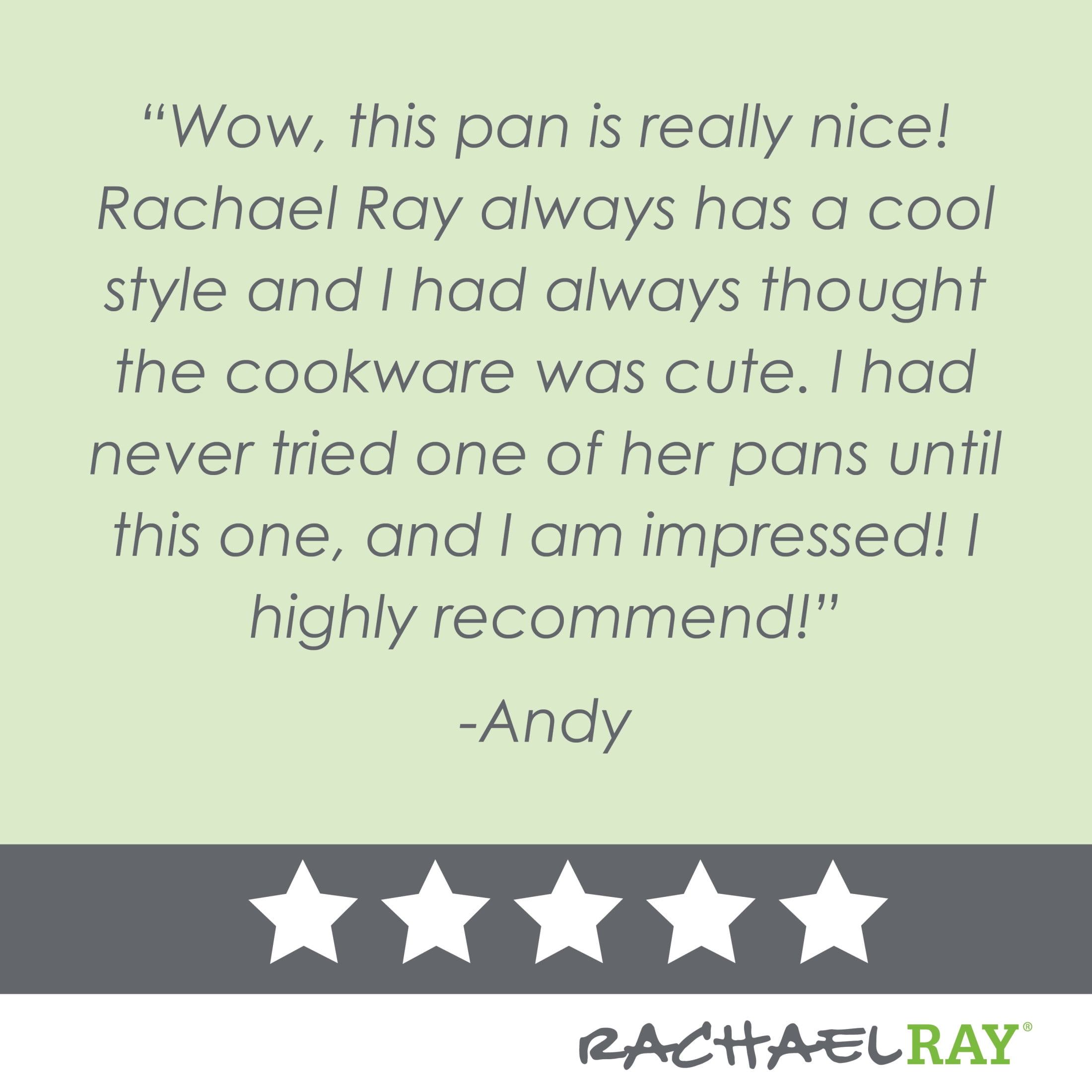 Rachael Ray 9.5" Create Delicious Aluminum Nonstick Covered Deep Frying Pan, Gray Shimmer