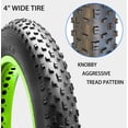 thumbnail image 3 of Neumático de bicicleta NOVGYXKM Fat Tires 26x4.0 para bicicleta eléctrica, 3 of 6