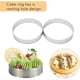 thumbnail image 4 of Paquete de 5 Anillos Circulares para Tarta de 20 cm y Agujeros, de Acero Inoxidable, para Tartas, Quiches, Pasteles, Mousse, Moldes para Hornear en la Cocina, 4 of 5