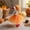 Orange, variant on Mini Desktop Goose Set,7-Inch Cute Interchangeable Outfits,Holiday Decor for Shelf,Desk,Table Display(Pink)