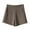 Coffee, variant on HAiming Womens Casual Suit Shorts High Waisted Summer Dressy Work Tailored Wide Leg Trouser Shorts with Pockets