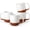 Khaki White, variant on 16oz Ceramic Coffee Mugs Set of 4, Stackable Coffee Cups with Straight-Sided Design, Mugs for Coffee, Latte, Tea, Hot Chocolate, Cappuccino and Cocoa, Microwave & Dishwasher Safe, Multicolor