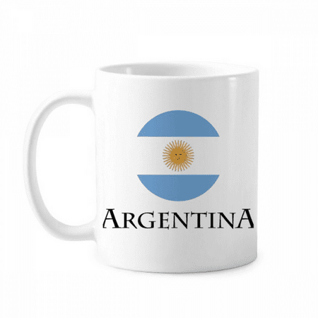 

Argentine Football South American Flag Mug Pottery Cerac Coffee Porcelain Cup Tableware