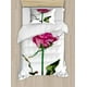 thumbnail image 1 of Rosa Funda Nórdica Conjuntos, Single Rose Flower Branch Smoking Look Ilustración,, 1 of 3