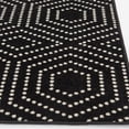 thumbnail image 3 of Tropiana Black and White Woven Area Rug, 3 of 7